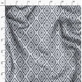 thumbnail image 3 of Soimoi Gray Fabric - By the Yard - 42 Inch Wide - Ikat Geometric Print Fabric - Ethnic and Bohemian Patterns for Trendy Projects Printed Fabric, 3 of 6