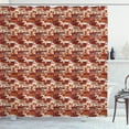 thumbnail image 1 of Ambesonne City Shower Curtain, Tile Roof Pattern Urban, 69"Wx70"L, Multicolor, 1 of 3