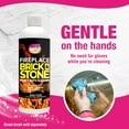 Quick N Brite Fireplace Gel Cleaner for Brick, Stone, Rock, Tile, and