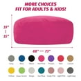 thumbnail image 2 of HARIPUL 7FT Bean Bag Chair with Memory Foam Filled, Large Stuffed Beanbag Chair Soft Sofa with Removeable Dutch Velvet Cover, PINK, 2 of 5
