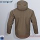 thumbnail image 5 of Chaqueta de traje de asalto táctico Emerson con etiqueta azul Brambles, conjunto de abrigo de combate, calidez, a prueba de viento, para exteriores, ciclismo, senderismo, acampada, 5 of 5