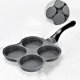 thumbnail image 5 of Sartén antiadherente para huevos fritos, utensilio de cocina, sartén para hamburguesas, 4-Loch Mehrzweck-Bratpfanne, Küchenutensilien-Burger-Bratpfanne Xemadio HFP-0039, 5 of 9
