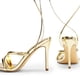 thumbnail image 3 of Sandalia DREAM PAIRS Tacón Cuadrado Punta Abierta con Cordones Oro 10 cm, 3 of 7