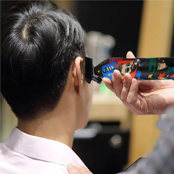 Doodle Hair Clipper Personality Trendy Household Electric Clippers Safety Electric Hair Clipper with Strong Power for Men Home Outdoor