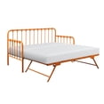 thumbnail image 2 of OakvillePark LaPrele Metal Daybed with Lift-Up Trundle, Twin/Twin, Orange, 2 of 4