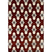 7 x 9 ft. Troy Collection Protector Woven Area Rug, Red