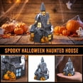 thumbnail image 6 of Halloween Mini Decor, Haunted House Figurines Resin Halloween Mini Decor Props|Compact Resin Houses Build Spooky Mini Scenes for Terrariums,Fairy Gardens,Tiered Trays,Party Tables,Diy Crafts, D, 6 of 8