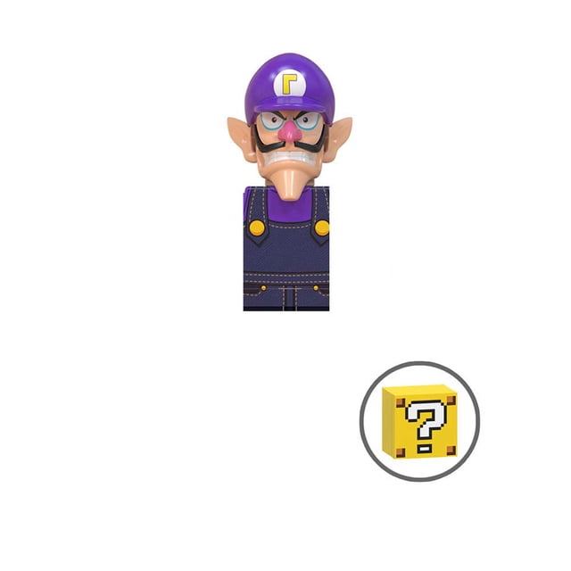 Bloques de construcción de Super Mario Bros, muñecos Wario, Luigi, Peach, Yoshi, Mushroom, compatibles con Lego hola suerte unisex