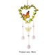 thumbnail image 4 of Campanas De Viento Campanillas de viento de cristal Mariposa Estrella Luna Amor Prismas Colector de luz Adornos para el hogar Sywqhk Libre de BPA, 4 of 9