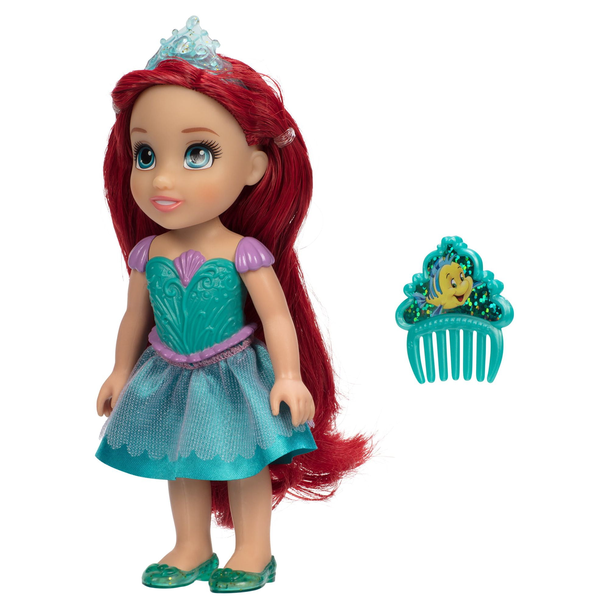 DecoPac Disney Princess Doll Signature Cake DecoSet Cake Topper, Ariel, 11