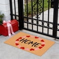 thumbnail image 4 of Tapis d'Entrée de la Saint-Valentin pour Hommes Femmes Rouge Rose Cœur Polyester Tapis d'Entrée Intérieur 15.7x23.6 Po, 4 of 6