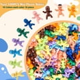 thumbnail image 3 of JUXINGDAZYF Mini Plastic Babies, 100 Pieces King Cake Baby Mini Plastic Babies Doll for Baby Shower Party Favors Ice Cube Game Party Decorations 10 Colors Plastic Dolls, 3 of 5