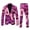 Purple, variant on JLFKNG Mens 2Pcs Outfits Valentines Day Style Love Heart Printed Business Jacket Dress Suit Vest Trousers Slim Fit Lounge Summer Sets