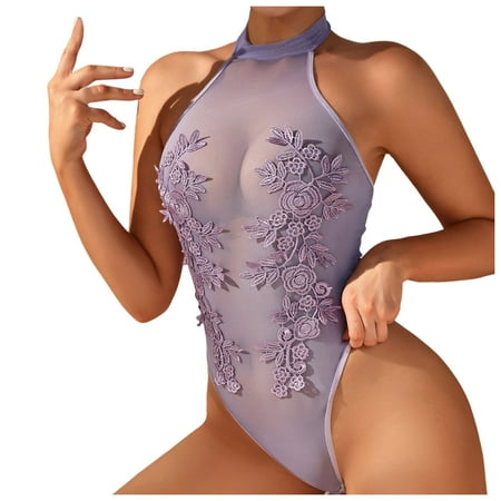 Europea And America New Foreign Trade Flowers See Through Sexy Shapewear Underwear Sexy Bustier Lingerie for Women Lingerie