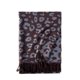 thumbnail image 5 of Bufanda mujer pompón imitación cachemira estampado leopardo bufanda cálida chal azul camel, 5 of 5