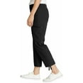 thumbnail image 3 of Eddie Bauer Women's Ripstop Crop Pant Capri Pants Cargo Pocket Hiking, Black, 8, 3 of 5