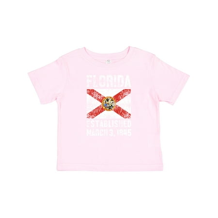 

Inktastic Established March 3 1845 Florida Flag Gift Baby Boy or Baby Girl T-Shirt