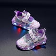 thumbnail image 4 of Cool Shoes For Girls Elsa Led Light Up Shoes Flashing Children's Shoes 27 Pink Sneaker Baby Sport Flashing Sneakers Running Trainer Girl Fashion Princ, 4 of 5