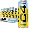 C4 Performance Energy Drink, Arctic Snow Cone Flavor, Zero Sugar, Carbonated, 16 fl oz Can, 12 Pack