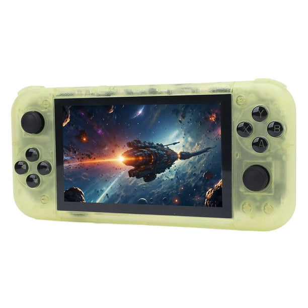 Consola de JUEGO DE MANO RG50XX RETRO, DE 5.0 PULGADAS INCORDADO 64G TF TARTA 15000 JUEGOS, BATERÍA DE 3000 MAH, SALIDA DE TV DE SOPORTE