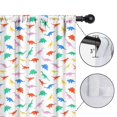 thumbnail image 4 of Blackout Kids Curtains,Colorful Cartoon Dinosaurs Bright Shapes Pattern Childrens Insulated Curtains Set Of 2,Bedroom Essentials,Toddler Room Decor 42"x54", 4 of 5