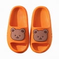 thumbnail image 3 of HCNTES Baby Toddler Unisex Sandals Soft Sole Non-Slip Slides for Spring Summer Pool Beach Bath Indoor Outdoor Play(L01-Orange,11), 3 of 7