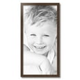thumbnail image 2 of ArtToFrames 14" x 28" Brown Rustic Picture Frame, 14x28 inch Brown Wood Poster Frame (WOM-4844), 2 of 8