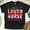 Black, variant on One Loved Nurse T-Shirt for Women, Retro Gradient Graphic Tee, Maroon, Size XL