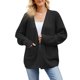 thumbnail image 1 of Suéter Damen-Oberbekleidung, elegant, weich, weicher Strick, lässig, Herbst und Winter (Schwarz, XL) Ygjytge Negro T XL para Mujer, 1 of 7