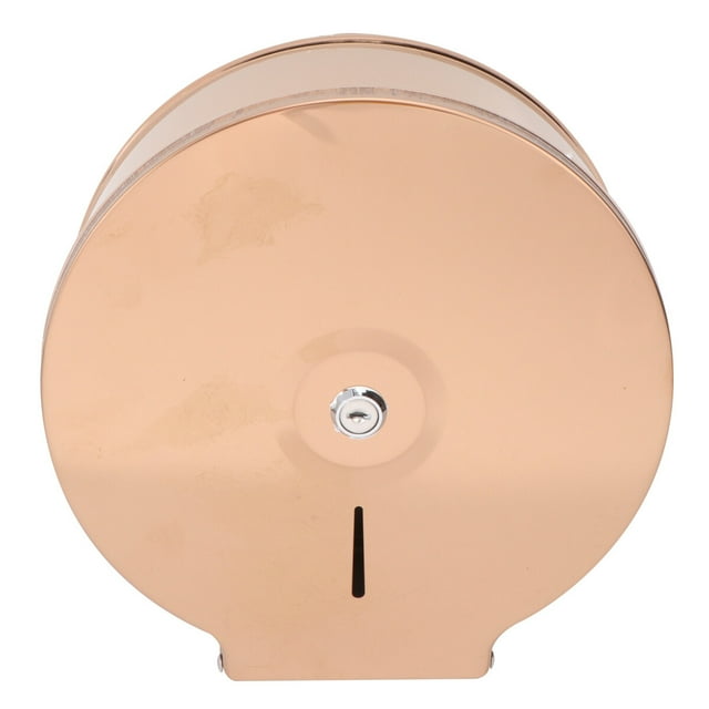 1Pc Wall-Mounted Round Tissue Holder Modern Style Roll Paper Storage Rack
