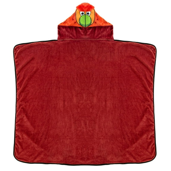 Sleep Squad Miami Heat Burnie 60” x 50” Hooded Raschel Throw Blanket