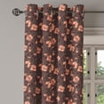 thumbnail image 3 of Ambesonne Grommet Curtain, , 50"x72", Green Brown Plum Peach, 3 of 5
