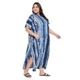 thumbnail image 3 of Oussum Robe Caftans pour Femme Grande Taille Imprimée Longue Maxi à Boutons Robes Caftan, 3 of 7