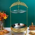 thumbnail image 4 of Chafing Dish Buffet Set, Buffet Server and Heater,Stainless Steel Catering Food Heater, hot Pot Buffet Set for Buffet/Weddings/Parties/Banquets, 4 of 6