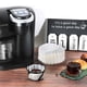 thumbnail image 5 of Filtro reutilizable de acero inoxidable + 100 papeles desechables para cafeteras KEURIG K-DUO - Incluye caja de regalo, 5 of 6