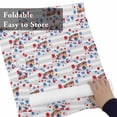 thumbnail image 6 of 4th of July Blue Red Flower Placemats Set of 6,Wipeable Washable Table Mats for Dining Tables, Stripes and Stars Plants Place Mats for Kitchen Event Party Tabletop Decor, 6 of 9