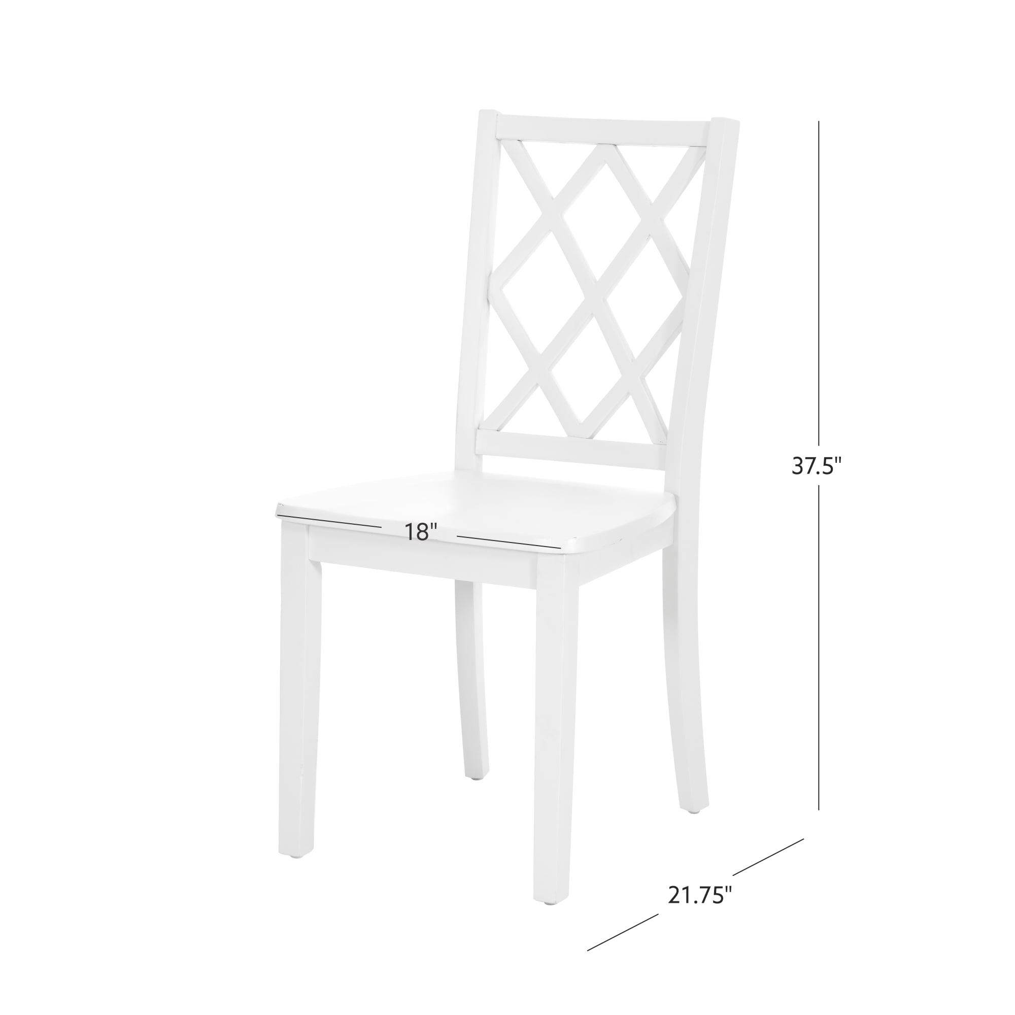 Powell Stacie Dining Chair, White
