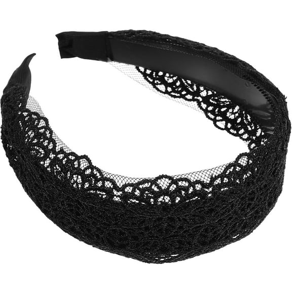 TEHAUX Womens Black Headband Bow Headband Cloth 1Pack