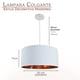 thumbnail image 3 of Lampara Colgante Dydan Iluminacion Luz Vic Blanco, 3 of 4