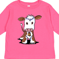 thumbnail image 4 of Inktastic Little Brown Cow Boys or Girls Long Sleeve Toddler T-Shirt, 4 of 5