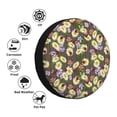 thumbnail image 4 of Gukieu Ladybugs And Flowers On A Wooden Print Car Tire Cover, Adjustable Waterproof and Dustproof Tire Protection Cover, Suitable for SUV, Truck, Van-17 inch, 4 of 6