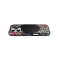 thumbnail image 4 of DesignSkinz Scratch-Resistant Hard Slim Case Compatible with iPhone 15 (Compatible with MagSafe) - Vector Colored Aztec Pattern WIth Black Connect Point, 4 of 9