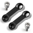 thumbnail image 1 of Motorcycle Mirror Extenders Motorcycle Rearview Adapter Mirror Riser Extender Black, 1 of 7