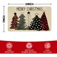 thumbnail image 3 of Merry Christmas Door Mat Outdoor for Front Door,Buffalo Plaid Christmas Tree Welcome Doormat,Winter Xmas Holiday Floor Rugs for Indoor Porch Entrance Farmhouse Decor 30" x 17", 3 of 6