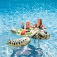 thumbnail image 5 of Realistic Sea Turtle Inflatable Ride On Pool Float with Heavy Duty Handles for Pool Rafts and Inflatable Ride Ons, 5 of 6
