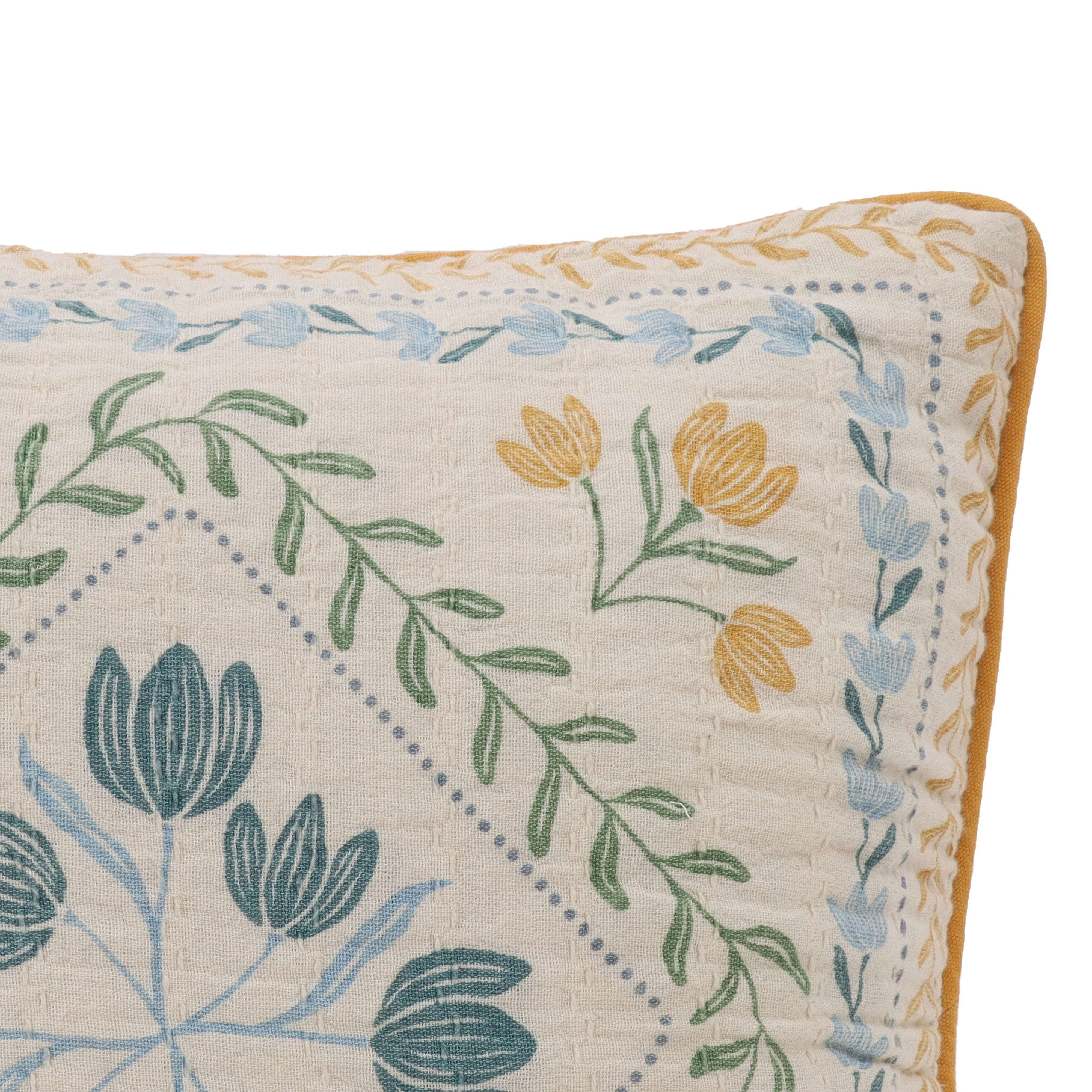 Better Homes & Gardens 18" x 18" Multi Soleil Floral Decorative Throw Pillow