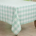 thumbnail image 3 of Saro Lifestyle Cotton Blend Buffalo Plaid Tablecloth, 3 of 3