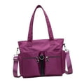 thumbnail image 2 of Bolsa de viaje para deportes de moda, bolsa de gimnasio para acampar, ejercicio, exteriores, hombres y mujeres púrpura, 2 of 10