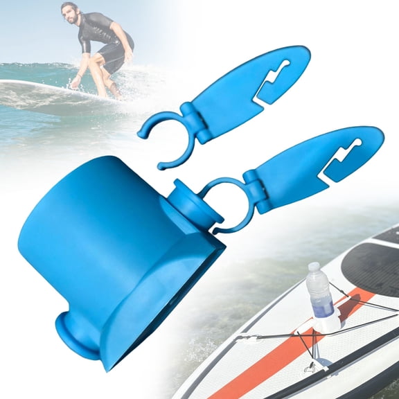Paddle Board Paddle Holder, Kayak Drink Holder, Universal Paddle Board Cup Holder, Lightweight Portable Water Bottle Holder, Paddle Board Clips Accessories Fits Most Standard Cans Bottles