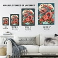 thumbnail image 4 of Fantasy Dragon Fierce Peony Flower 2024 Chinese Year Of The Dragon Large Wall Art Poster Print Thick Paper 18X24 Inch, 4 of 5